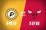 🏀步行者狂送49次助攻赛季横扫公牛 西亚卡姆25分 亚布塞莱20+6