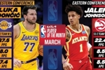 🔥月最佳出炉！东契奇场均爆轰37.5分8板7.4助 新鹰王率队13-2